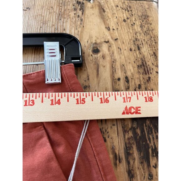 A New Day Rust-Orange Wide-Leg Womens Pants Stretch Cotton Blend NEW Size 6 - Picture 7 of 9